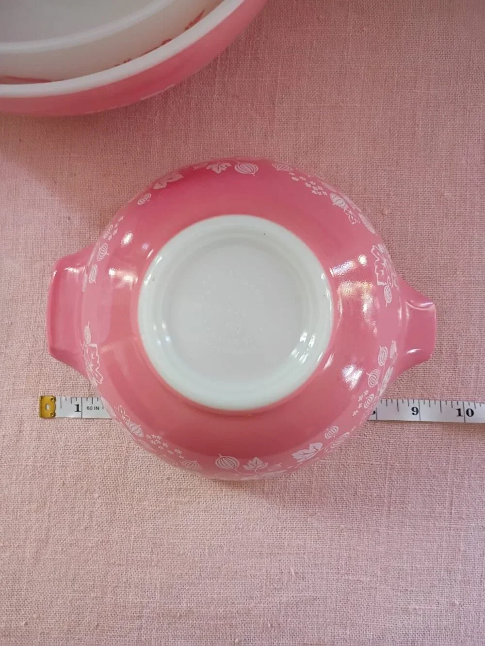 Vintage Pyrex Pink Gooseberry Cinderella Mixing Bowl Set of 4